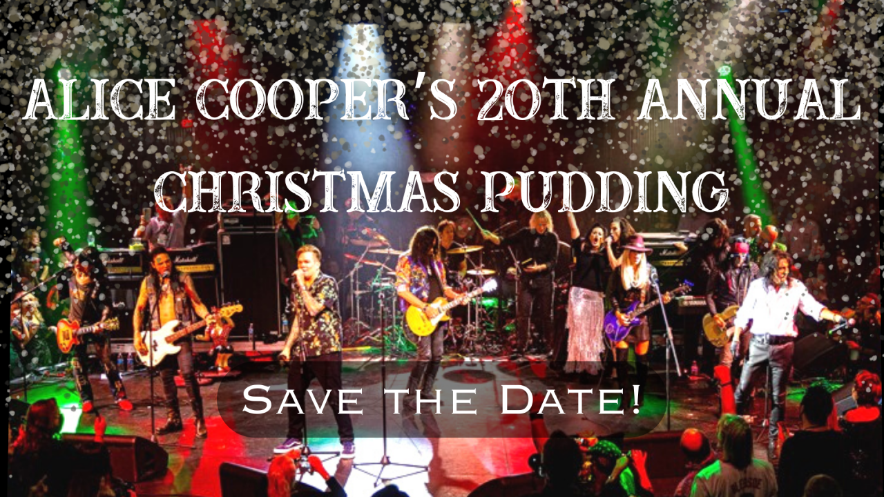 Alice Cooper’s 20th Annual Christmas Pudding Alice Cooper Solid Rock