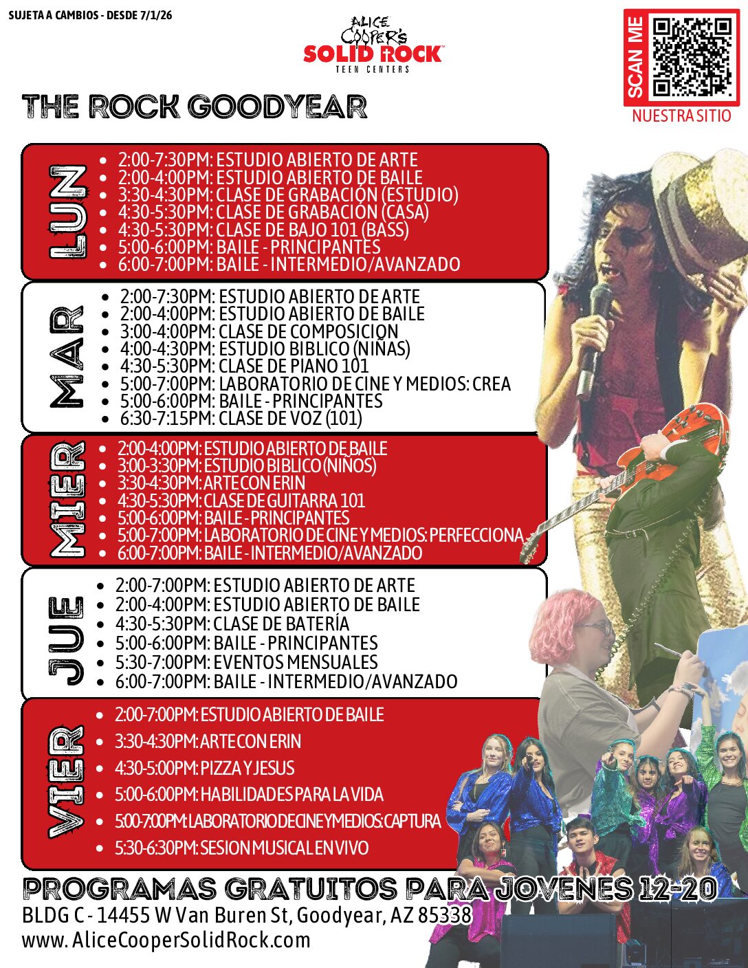 GOODYEAR-SPANISH-1 alice cooper’s solid rock teen centers arizona phoenix mesa goodyear mesa schedule spanish